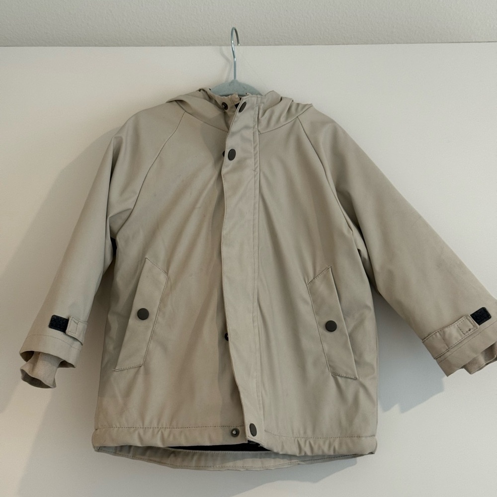 Zara Kids Beige Hooded Jacket